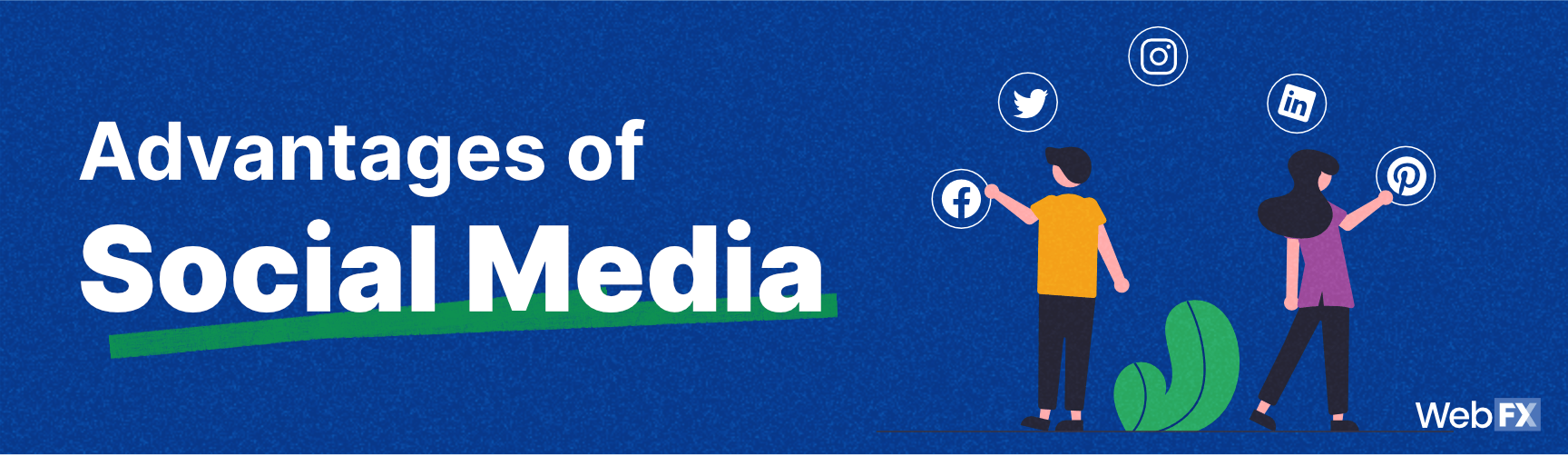 这张图表展示了社交媒体的优势